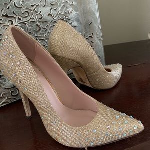 Cinderella Stilettos in Gold LAST CHANCE